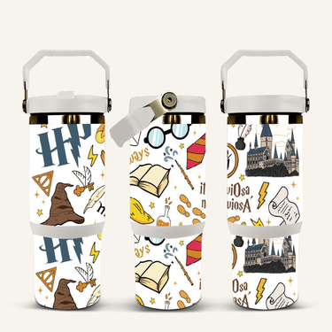 Harry Potter Tumbler with Flip Straw